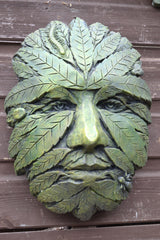Ash Green Man Plaque