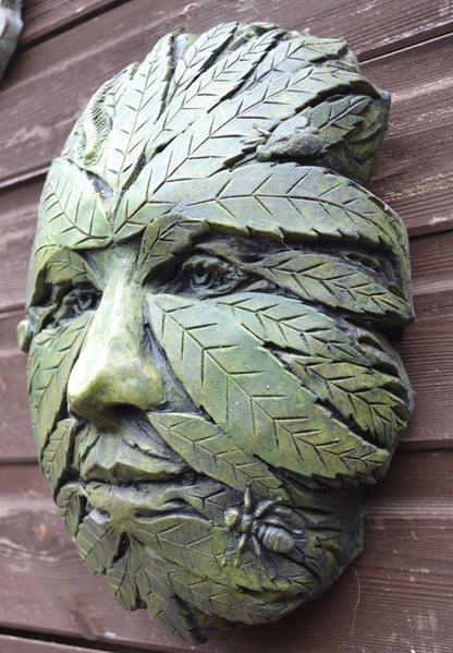 Ash Green Man Plaque