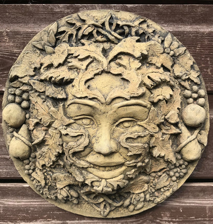 Autumn Green Man Plaque
