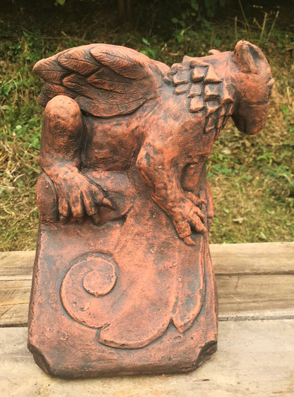 Baby Griffin Angled Roof Finial