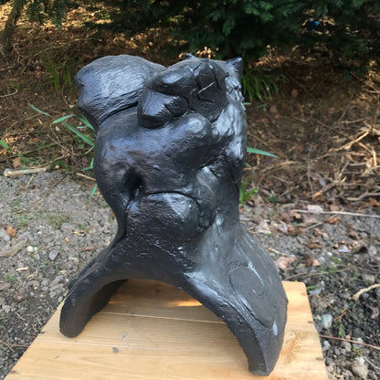 Baby Griffin Half Round Roof Finial