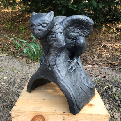 Baby Griffin Half Round Roof Finial