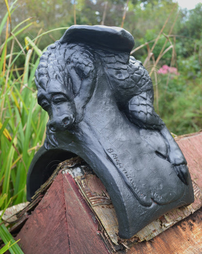 Baby J Dragon Half Round Roof Finial