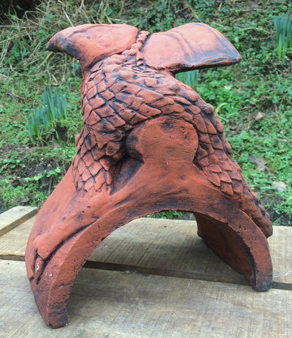 Baby J Dragon Half Round Roof Finial