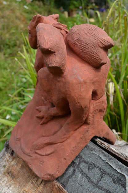 Baby Griffin Angled Roof Finial