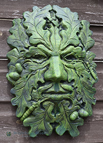 Bags Head Green Man Plaque