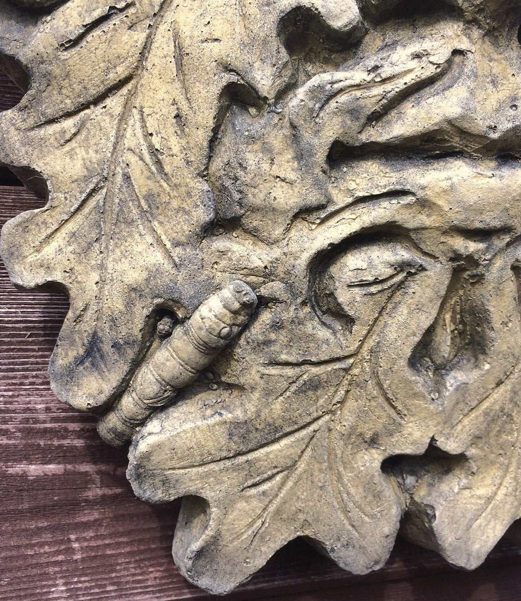 Bags Head Green Man Plaque
