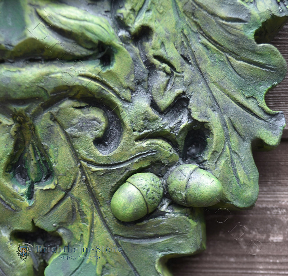 Bags Head Green Man Plaque