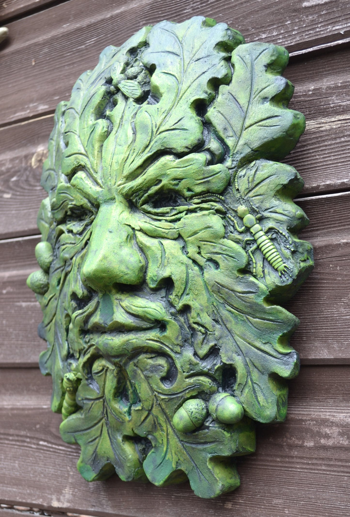 Bags Head Green Man Plaque