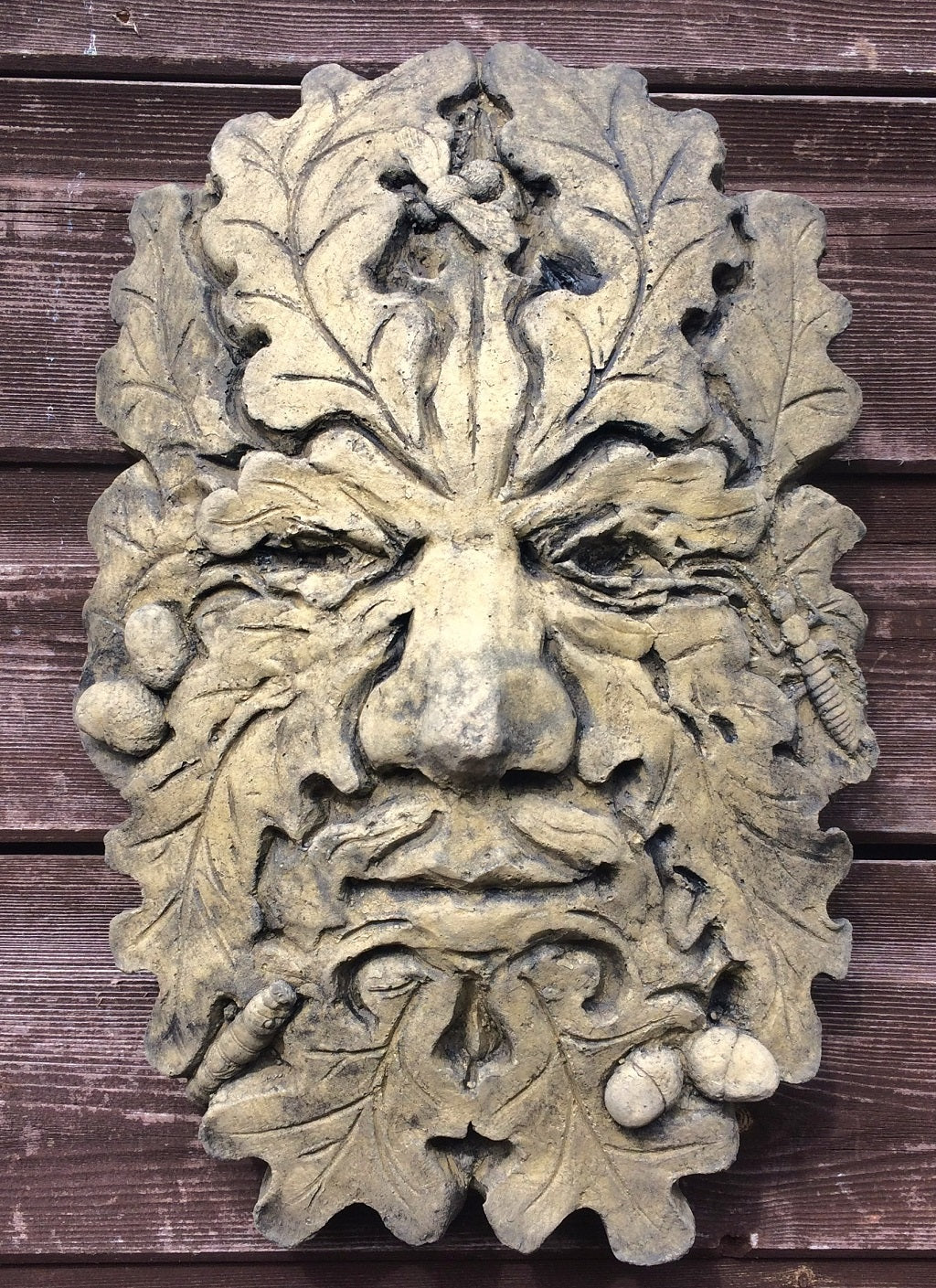 Bags Head Green Man Plaque