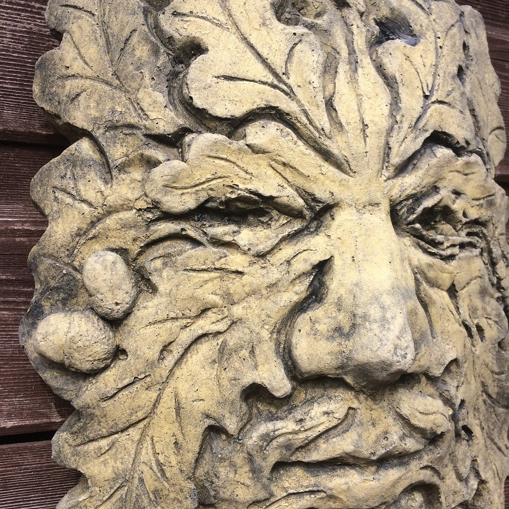 Bags Head Green Man Plaque