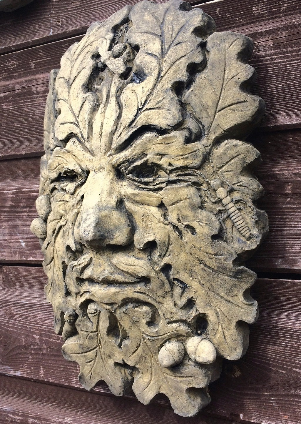 Bags Head Green Man Plaque