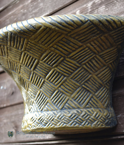 Basket Weave Wall Planter