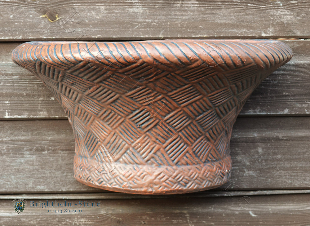 Basket Weave Wall Planter