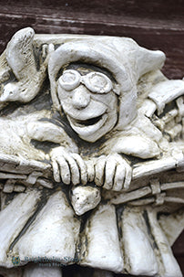 Bird Man Medieval Monk