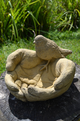 Bird in Hands Ornament