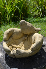 Bird in Hands Ornament