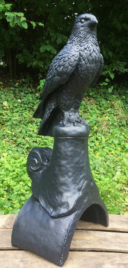 Hawk Half Round Roof Finial