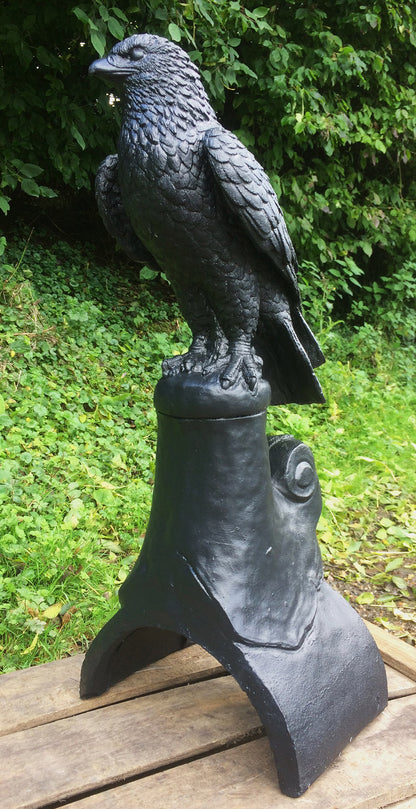 Hawk Half Round Roof Finial