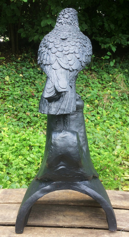 Hawk Half Round Roof Finial