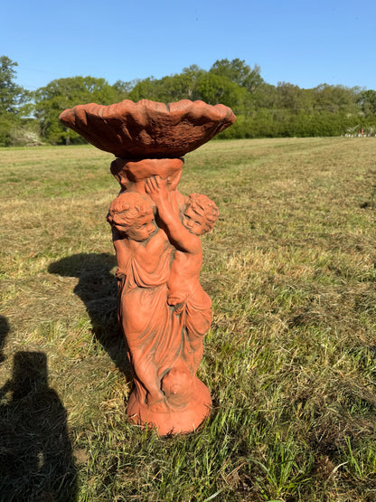 Cherub Bird Bath