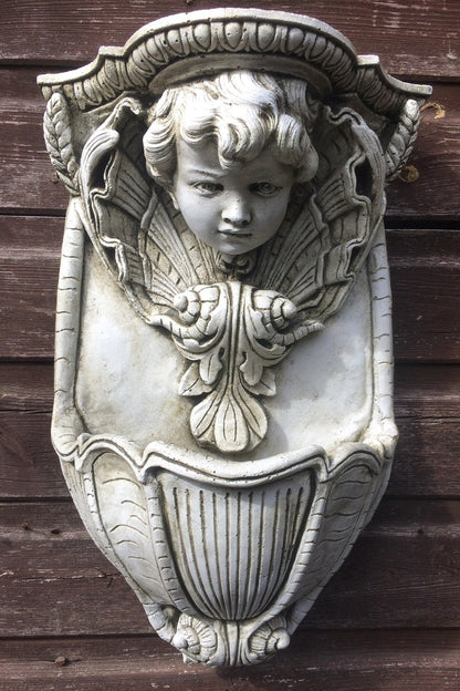 Cherub Corbel and Planter