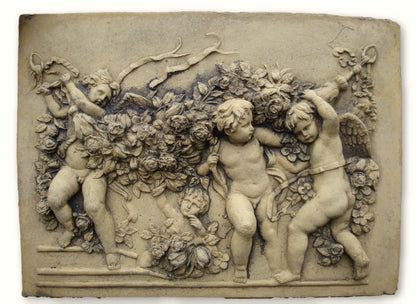 Cherubs and Garland