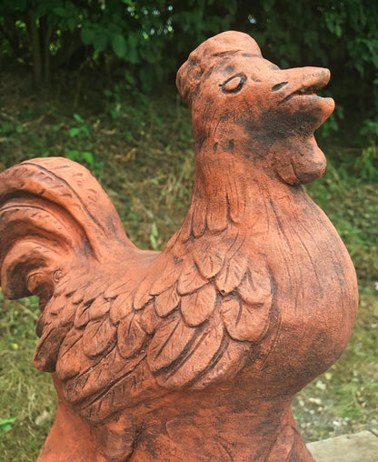 Cockerel Half Round Roof Finial