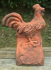 Cockerel Half Round Roof Finial