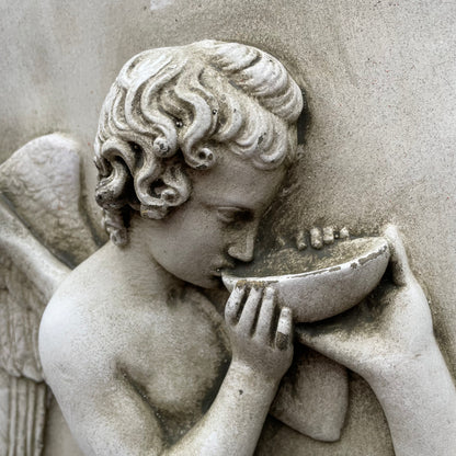 Cupid and Bacchus Wall Plaque