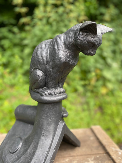 Curious Cat Angled Roof Finial