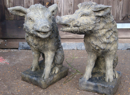 Wild Boar Statues