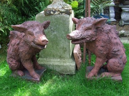 Wild Boar Statues