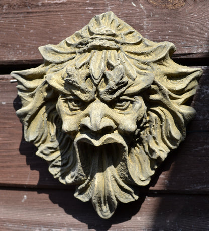 Demon Green Man Plaque