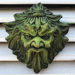 Demon Green Man Plaque