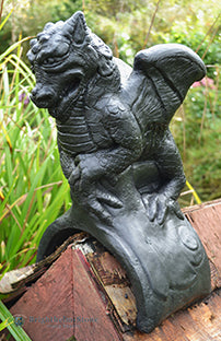 St George's Dragon Half Round Roof Finial