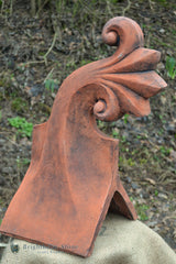 Fan Tail Angled Roof Finial