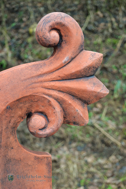 Fan Tail Angled Roof Finial