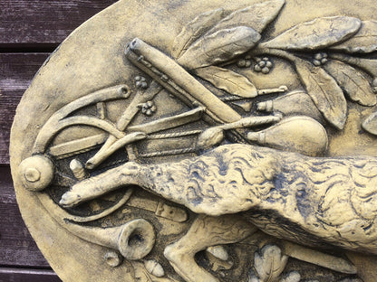 Hare Hunting Wall Plaque