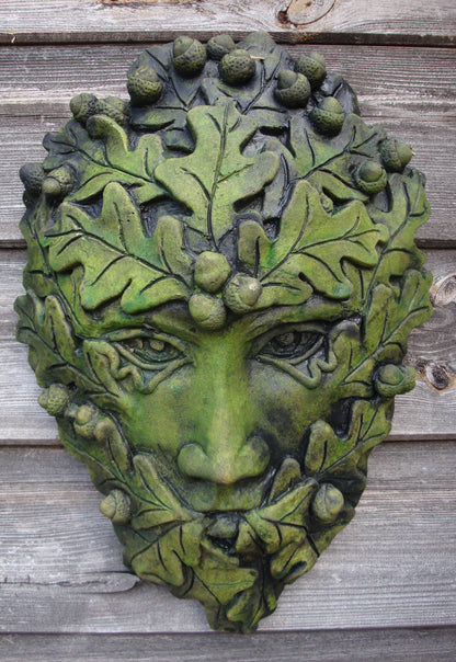 Acorn Green Man Plaque