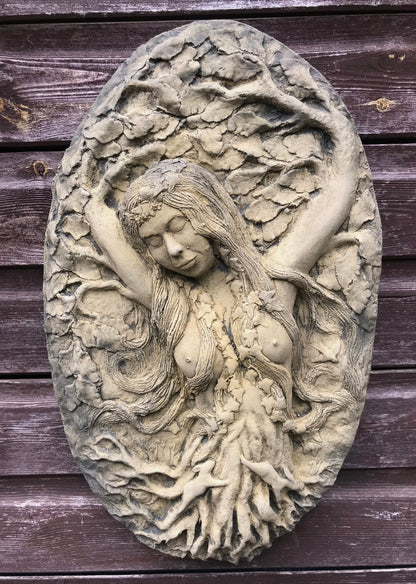 Goddess Green Lady Plaque