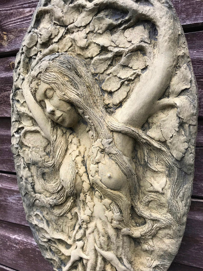 Goddess Green Lady Plaque