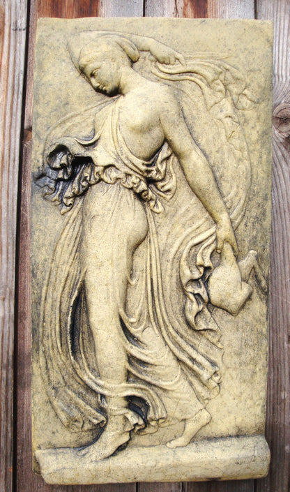 Set of 3 Classical Wall Plaques of Female Figures