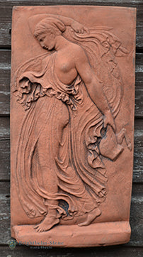 Set of 3 Classical Wall Plaques of Female Figures