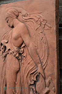 Set of 3 Classical Wall Plaques of Female Figures