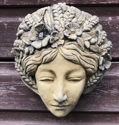 Harvest Goddess Green Lady Plaque