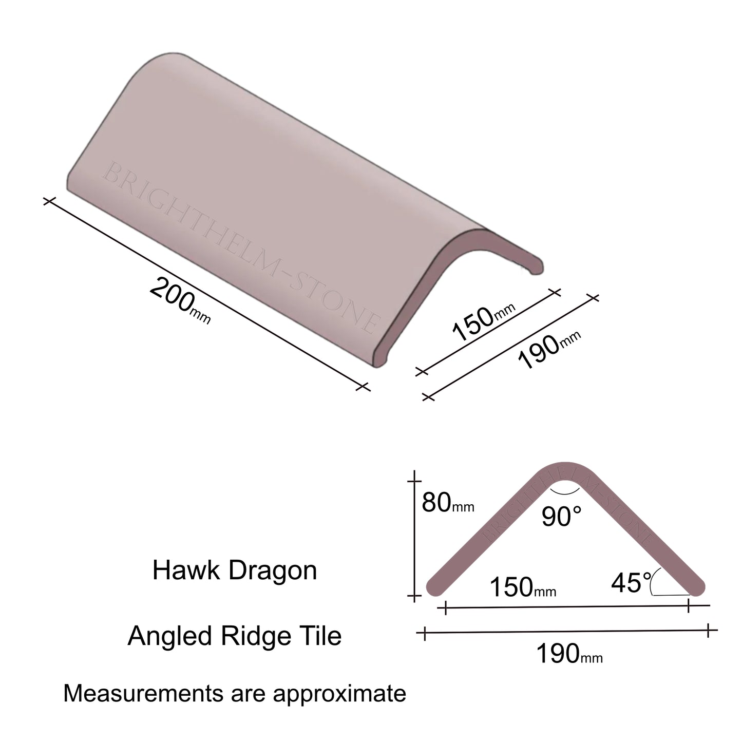 Hawk Angled Roof Finial