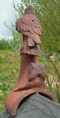 Hawk Half Round Roof Finial