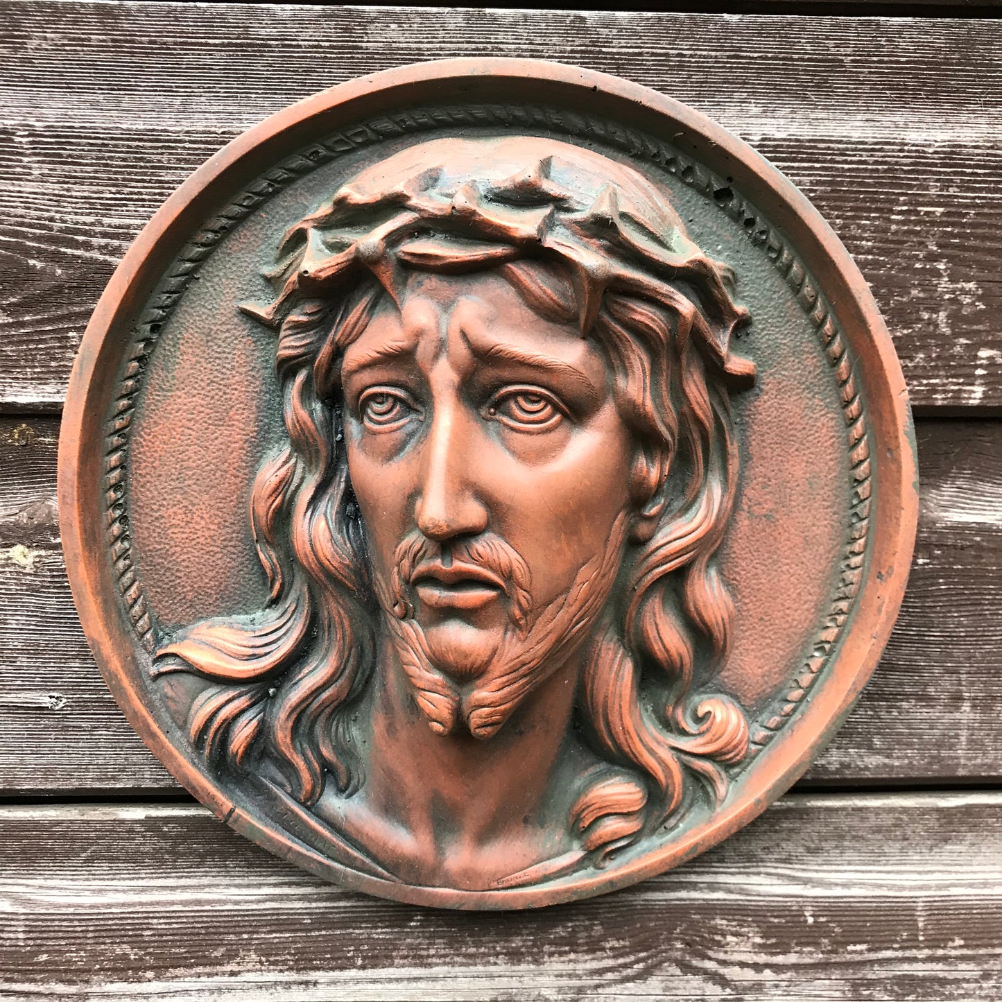 Jesus Round Wall Plaque