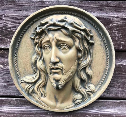 Jesus Round Wall Plaque